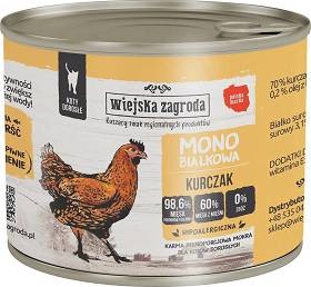 Wiejska Zagroda MONOBIAŁKOWA Kurczak 200g, Nowość!    