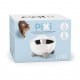 Catit Pixi Podwyższana Miska Dla Kota Biała Ze Stalowym Wkładem 13,5x9,9x13,5 cm, 200 ml, 2 Wkłady w Zestawie! Nowość!  