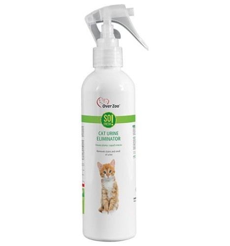 Over Zoo So Fresh! Urine Eliminator Cat Spray 250 ml, Bioenzymy Usuwające Nieprzyjemny Zapach Moczu! Do Różnych Powierzchni! Nowość!
