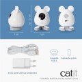 Catit Pixi SMART Kamera W Kształcie Myszki, 7x7x9,7 cm, Wi-Fi, Biała, Co Robi Twój Kot Gdy Cię Nie Ma? Oglądaj Na Żywo Lub Nagrywaj! Działa Indywidualnie i Łączy Się Z Innymi Urządzeniami Pixi SMART! Nowość!