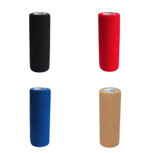 Stokban Bandaż Kohezyjny, Samoprzylepny 15 cm/4,5 m 1 szt, Mix Kolorów!