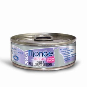 Monge Delicate Kurczak z Omletem i Anchois W Sosie Własnym 80 g