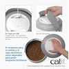 Catit Pixi Smart Vacuum Smart Container Pojemnik Próżniowy Na Suchą Karmę 9,6 litra 26x24,5x30,7 cm Biały/Szary! Ładowany Przez USB! Zabezpiecza Przed Wilgocią, Bakteriami, Roztoczami i Utratą Zapachu! Nowość!