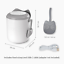 Catit Pixi Smart Vacuum Smart Container Pojemnik Próżniowy Na Suchą Karmę 9,6 litra 26x24,5x30,7 cm Biały/Szary! Ładowany Przez USB! Zabezpiecza Przed Wilgocią, Bakteriami, Roztoczami i Utratą Zapachu! Nowość!