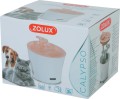 Zolux Fontanna Poidło Calypso 3l Biały/Różowy Nowość! Bardzo Cicha, Automatyczne Wyłączenie Przy Zbyt Niskim Poziomie Wody!