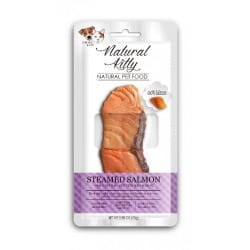 Pettric Natural Kitty Steamed Salmon Czysty Filet z Łososia Gotowany Na Parze 25g, Nowość!