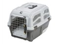 Transporter Podróżny Skudo 3 Cat Z Metalowymi Drzwiami i Zamkiem IATA 60x40x39 cm, Udźwig Do 24 kg!  Mini Wysuwana Kuweta i Schowek Ukryte w Dnie Transportera! Duży i Wygodny! Mocny Plastik! Nowość!