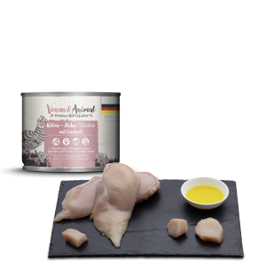 Venandi Animal Kitten Kurczak z Olejem z Łososia dla Kociąt Puszka 200g, NOWOŚĆ! Niemiecki Producent! 