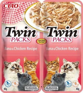 Inaba Cat TWIN PACKS - Kurczak i Tuńczyk 2x40 g, Ponownie w Sprzedaży!