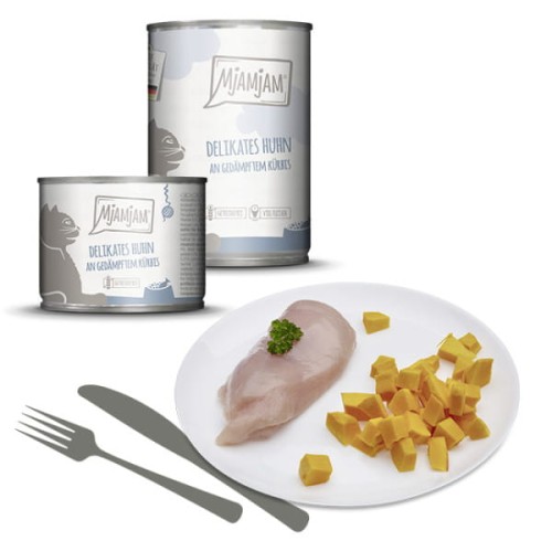 MjAMjAM Delikatny Kurczak z Dynią Gotowaną na Parze 200g, Ponownie w Sprzedaży!