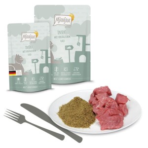 MjAMjAM Insekty z Wyśmienitą Cielęciną Saszetka 300g, Nowa Gramatura!