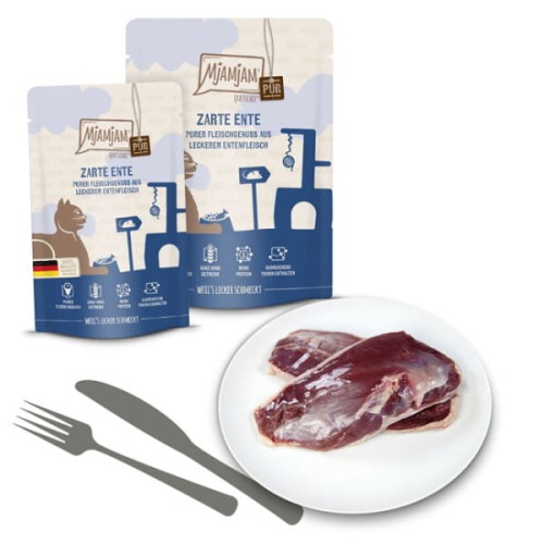 MjAMjAM Mięsna Przyjemność Czysta Kaczka Saszetka 300g, Nowa Gramatura!
