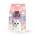 Kit Cat Soya Clump Confetti 3,8 l/2,5 kg, Żwirek Sojowy Zbrylający Pellet z Możliwością Wyrzucania Do Toalety! Delikatny Dla Kocich Łapek i Kolorowy! Delikatny Zapach! Kształt Zapobiega Wynoszeniu Żwirku z Kuwety! Nowość! Korzystny ZESTAW 6x3,8l! 
