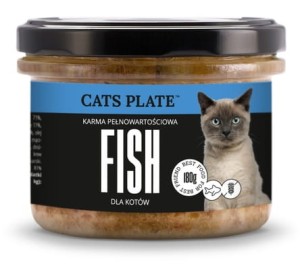 Cats Plate Dorsz 180 g, Polski Producent, BEZ Mięsa Oddzielanego Mechanicznie!
