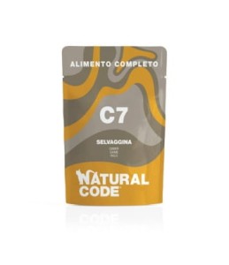 Natural Code Complete C7 MONOBIAŁKOWA Dziczyzna 70g, Kompletna i Zbilansowana! Delikatne i Miękkie Mielone Mięso! Nowość! 