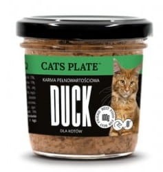 Cats Plate Kaczka 100 g, Polski Producent, BEZ Mięsa Oddzielanego Mechanicznie!
