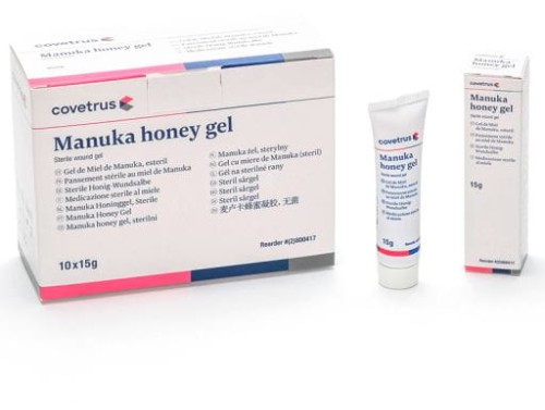 Covertus Manuka Honey Gel Tubka 15g, Sterylny Czysty 100% Miód Manuka! Jednorazowy Sterylny Opatrunek! Na Rany, Owrzodzenia, Inne Uszkodzenia Skóry! Nowość!