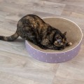 Trixie Drapak Legowisko Lilly Kartonowe Okrągłe z Kocimiętką! Liliowe 45*10 cm, Nowość!, 