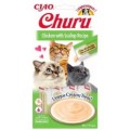 Inaba Churu Creamy Treat Kurczak z Przegrzebkami 4x14g, Kremowy Przysmak!  1 Tubka to TYLKO 6kcal!  
