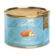 Terra Felis Łosoś 200g, Monobiałkowa, 100% Składników Jakości Human Grade! Bardzo Wysoka Przyswajalność! Nowosć!