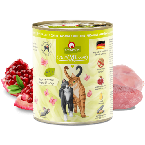 GranataPet DeliCatessen Bażant i Królik 800 g, Dodatek Nasion Granatu i Małża Zielonego! Nowość! 