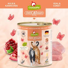 GranataPet DeliCatessen Cielęcina i Królik 800g, Dodatek Nasion Granatu i Małża Zielonego! Nowość! 