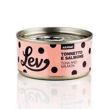 LEV Tuńczyk Z Łososiem 70g, Delikatne Fileciki w Sosie Własnym! Włoska Marka z Certyfikatem Dolphin Safe! Nowość!         