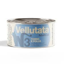 Natural Code Cat Vellutata V03 Tuńczyk z Kurczakiem 85g, Bardzo Delikatny Kremowy Mus! Nowość!  