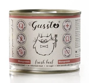 Gussto Cat Świeża wołowina 200 g