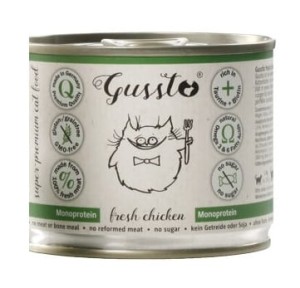 Gussto Cat Świeży Kurczak 200 g, Monobiałkowa