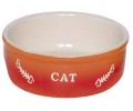 Nobby Miseczka Gradient 0,5l, 13,5x4,5 cm! Cieniowane Miseczki W 6 Kolorach Z Napisem Cat i Motywem Ryby! Nowość!