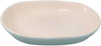 Nobby Miseczka Owalna JADA Z Motywem Kota 0,1l, 16x12x2,5 cm Kremowa/Miętowa! Nowość! 