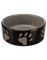 TRIXIE Miska Ceramiczna Brązowe Łapki 0,8 l/ 16 cm Średnicy! Doskonała Na Wodę! Nowość!