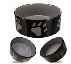 TRIXIE Miska Ceramiczna Brązowe Łapki 0,8 l/ 16 cm Średnicy! Doskonała Na Wodę! Nowość!