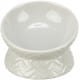 TRIXIE Miska Ceramiczna Podwyższona 0,15 l/ 13 cm Średnicy! Jasnoszara  Z Eleganckim Zdobieniem! Nowość! 