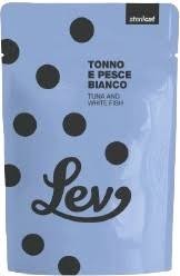 LEV  STERIL Tuńczyk z Białą Rybą Saszetka 60g, Delikatne Fileciki w Sosie Własnym! Obniżona Kaloryczność Dla Kotów Sterylizowanych! Nowość! 