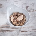Wildes Land Natur Ragout PUR CZYSTY Kurczak z Nagietkiem 180g! DUŻA Ilość Sosu! Dodatek Oleju z Łososia! Nowość!    