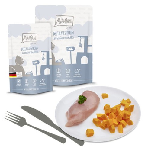 MjAMjAM Delikatny Kurczak z Dynią Gotowaną na Parze 300g, Powrót Smaku! Nowa Gramatura!