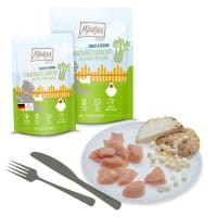 MjAMjAM Chicks & Friends Smaczny Kurczak z Selerem Gotowanym na Parze Saszetka 300g! NOWA Gramatura!
