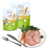 MjAMjAM Chicks & Friends Soczysty Kurczak z Marchewką Saszetka 300g! Nowy Smak W Linii Chicks & Friends! 