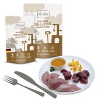 MjAMjAM DUO Pyszna Wołowina i Smaczny Indyk z Dynią Gotowaną Na Parze Saszetka 300g! NOWE Opakowanie! 