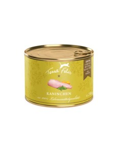 Terra Felis Czysty Królik 200g, Pyszny Zapach, BARDZO Wysoka Zawartość Tauryny! 100% Składników Jakości Human Grade!  Nowa Gramatura!