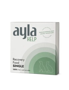 AYLA HELP Recovery Single Czyste SPROSZKOWANE Filety z Uda Kurczaka 38g! Nowe Opakowanie, Nowa Gramatura, Odpowiednik TOPPERów!    