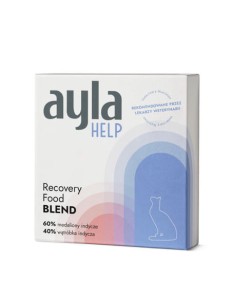 AYLA HELP Recovery Blend Monobiałkowe SPROSZKOWANE Medaliony z Indyka z Wątróbką z Indyka 28g! Nowe Opakowanie, 2 Rodzaje Mięsa w 1 Opakowaniu, Odpowiednik TOPPERów!       