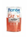 Monge Kitten Cat Grill Łosoś 85g, DUŻA Ilość Sosu! Bez Zbóż! Z Dodatkiem Tauryny! Nowość!     