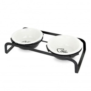 Barry King Zestaw Misek Ceramicznych Średnica 12 cm Na Stojaku Metalowym, Nowość!