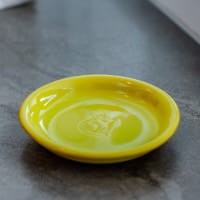 Nobby Miseczka Talerzyk Z Wytłoczonym Kotkiem 14 cm x 2 cm Limonkowy, Nowość!  