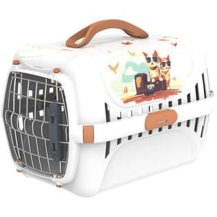Moderna Trendy Transporter z Metalowymi Drzwiami (IATA) Indy&Louise, Maksymalne Obciążenie do 5kg, Nowa Linia Serii Trendy! Nowość!