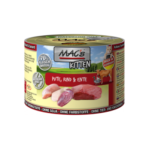 MAC's Kitten Indyk, wołowina i kaczka 200 g