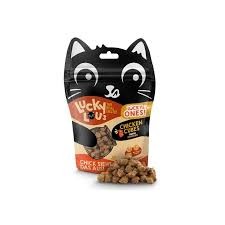 Lucky Lou Ones Cubes Kurczak 80g, Półmiękkie Kosteczki Idealne Na 1 Kęs! Dodatek L-Karnityny! Nowość!  